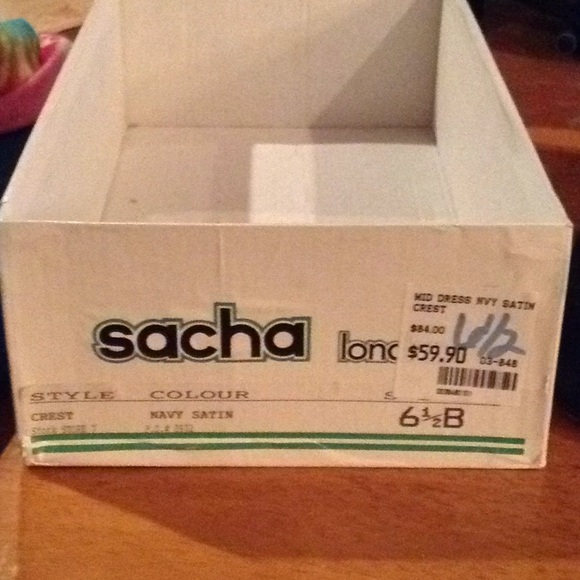 Navy Satin heels - Picture 7 of 7